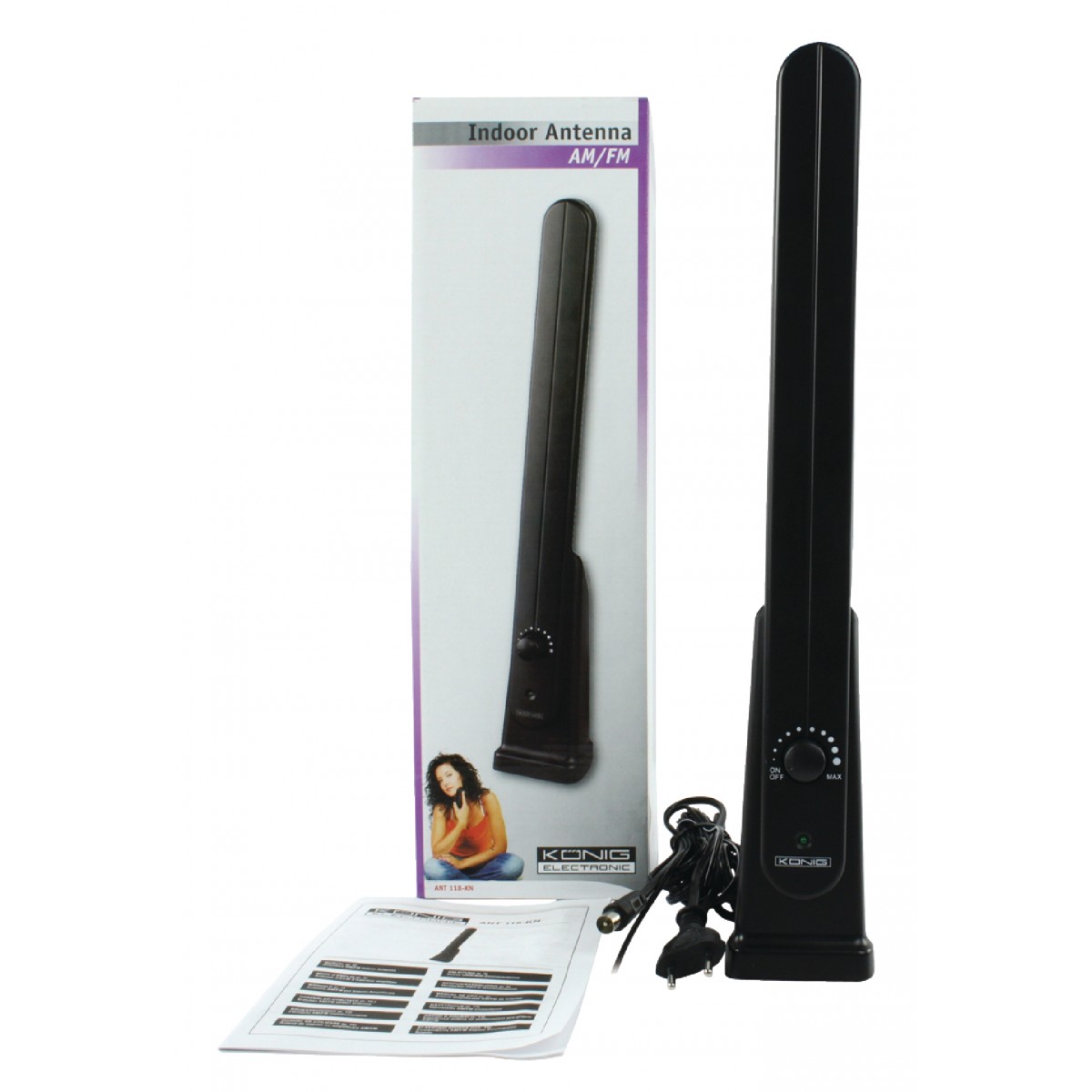 König aktiv dab / fm stueantenne ant 118 kn Restaurant de 5 stuer