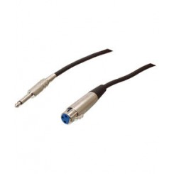 XLR hun - 6,3mm jack han asymmetric kabel