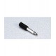 3,5mm jack hun minijack - 6,3mm han mono stort jack adaptor