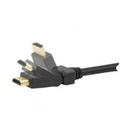 HDMI kabel med vridbart stik