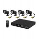 Overvågnings -kit m/ 4 kameraer & harddisk DVR-KIT9