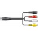 5P DIN han - 4 RCA(phono) 1,2 Meter